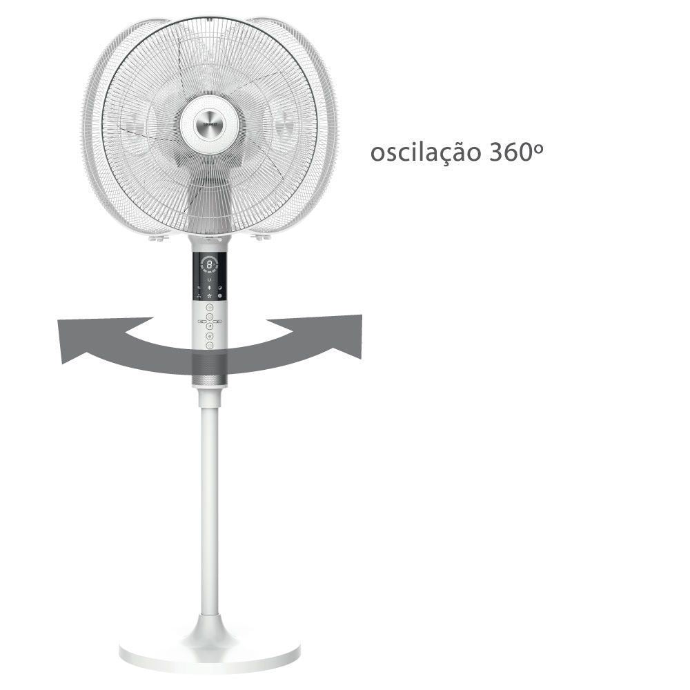 Spirit Ventilador coluna 360º - Motor DC