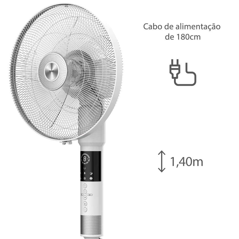 Spirit Ventilador coluna 360º - Motor DC